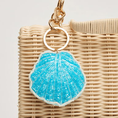 Urban Expressions Shell Keychain Charm - Blue - Urban Expressions