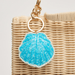 Urban Expressions Shell Keychain Charm - Blue - Urban Expressions