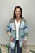 Very Moda Bubble Sleeves Knit Cardigan - Blue Mint - Very Moda