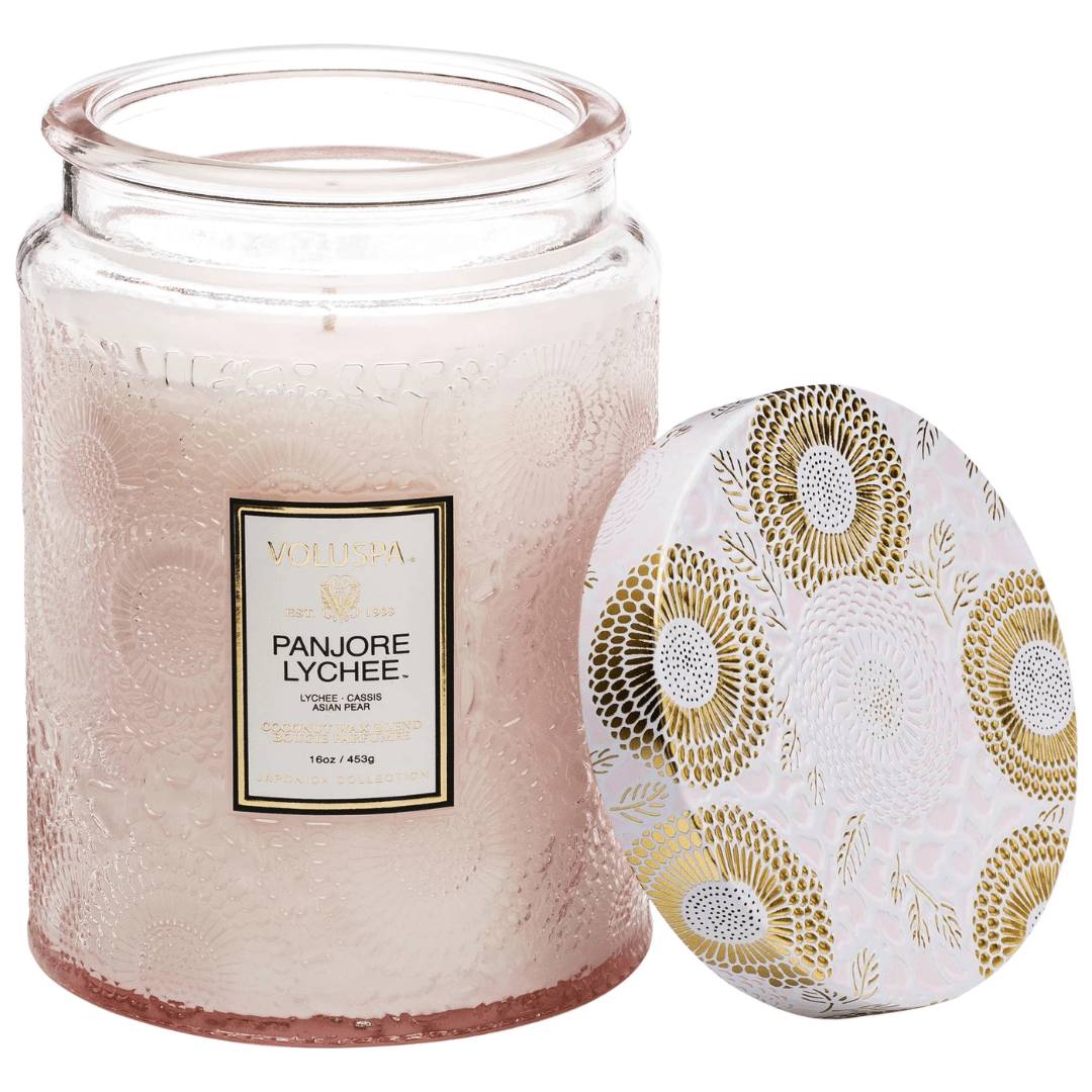 Voluspa Large Jar Candle - Panjore Lychee - Voluspa