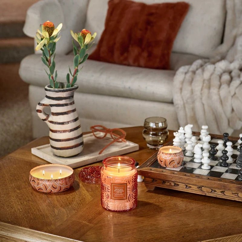 Voluspa Large Jar Candle - Spiced Pumpkin Latte - Voluspa