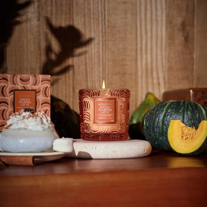 Voluspa Luxe Classic Candle - Spiced Pumpkin Latte - Voluspa
