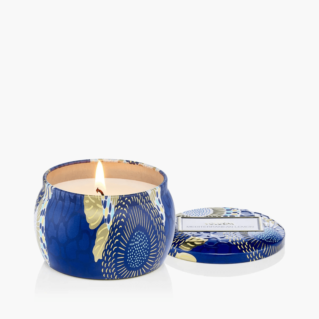 Voluspa Mini Tin Candle - Mediterranean Lemon - Voluspa