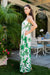 Walker and Wade Giselle Dress - Green Bali Jungle - Walker and Wade
