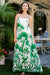 Walker and Wade Giselle Dress - Green Bali Jungle - Walker and Wade