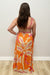 Walker and Wade Giselle Dress - Orange Palm - Walker and Wade