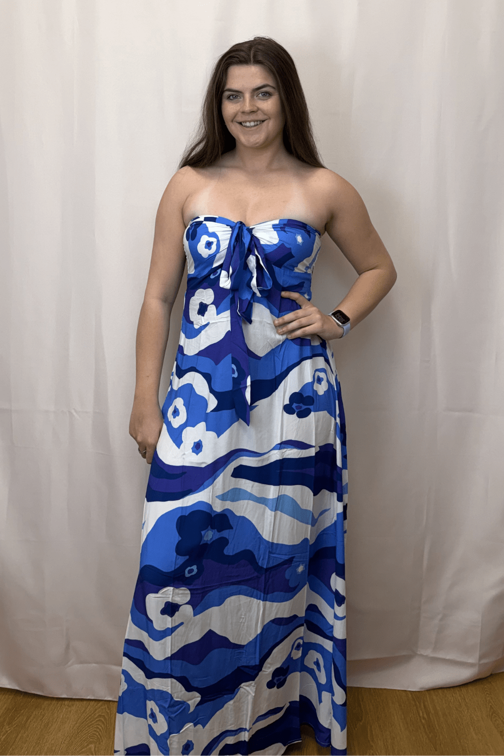 Walker & Wade Byron Bay Dress - Blue Cloud - Walker and Wade