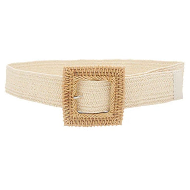 Walker & Wade Rattan Square Belt - Walker and Wade