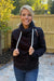 Wanakome Hestia Zip Cowl Neck Sweatshirt - Black - Wanakome