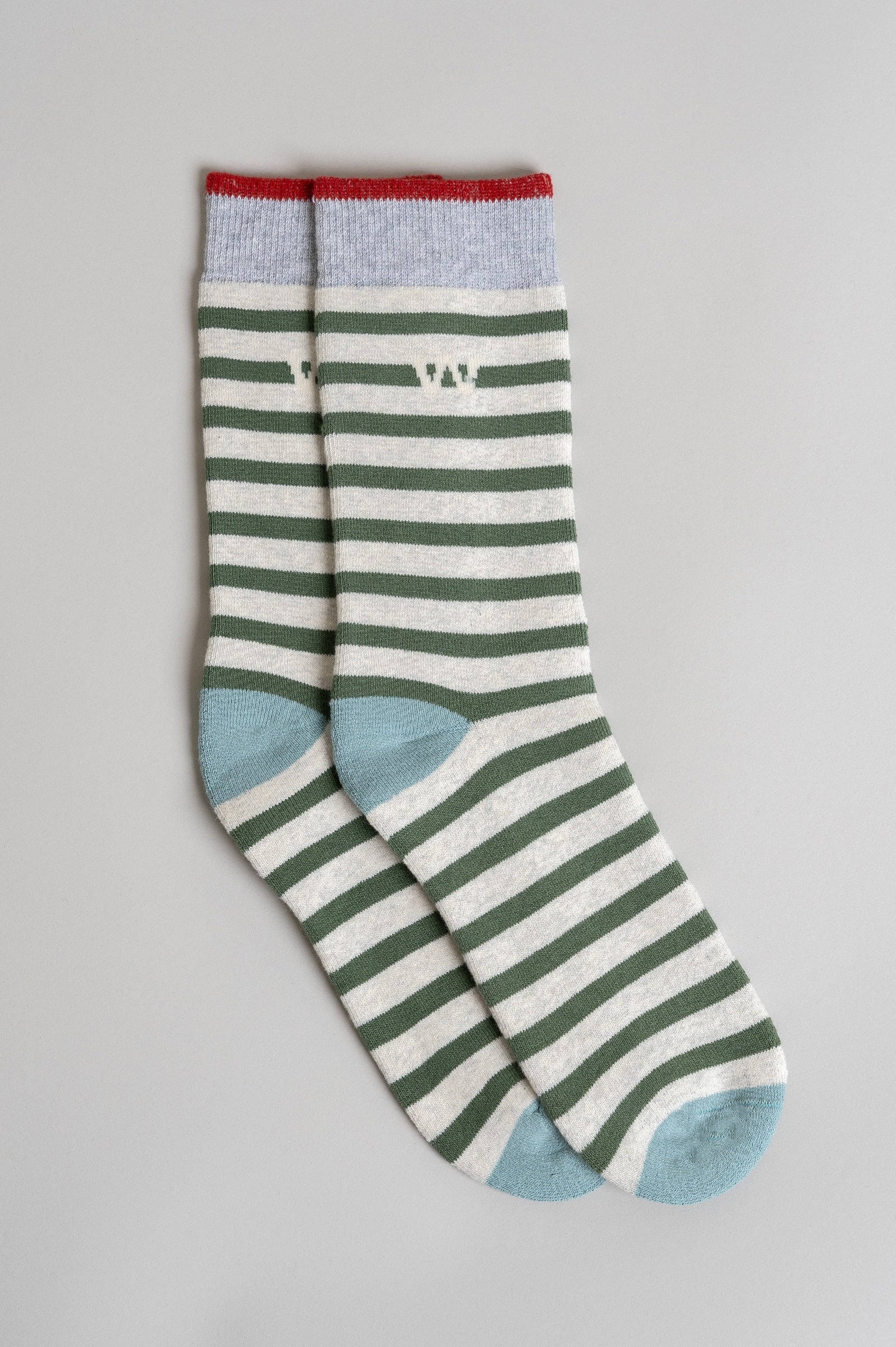 Wanakome Trailblock Socks in Military Stripe Mix
