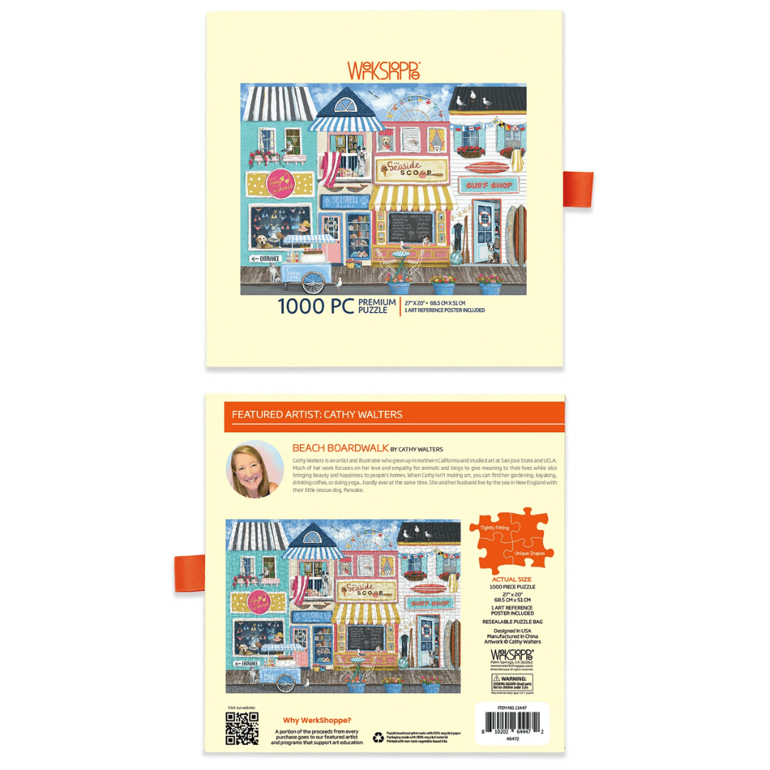 WerkShoppe Beach Boardwalk - Jigsaw Puzzle - WerkShoppe