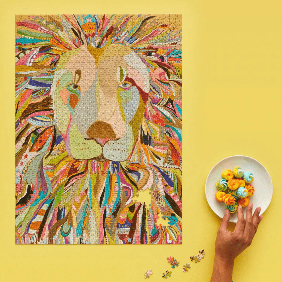 Werkshoppe Jigsaw Puzzle - Majestic Lion - WerkShoppe