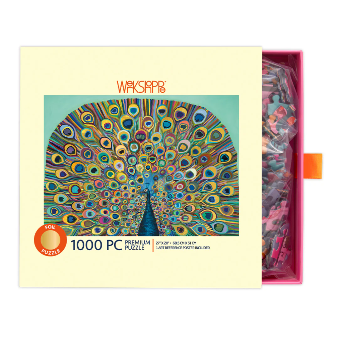 WerkShoppe Peacock - Jigsaw Puzzle - WerkShoppe