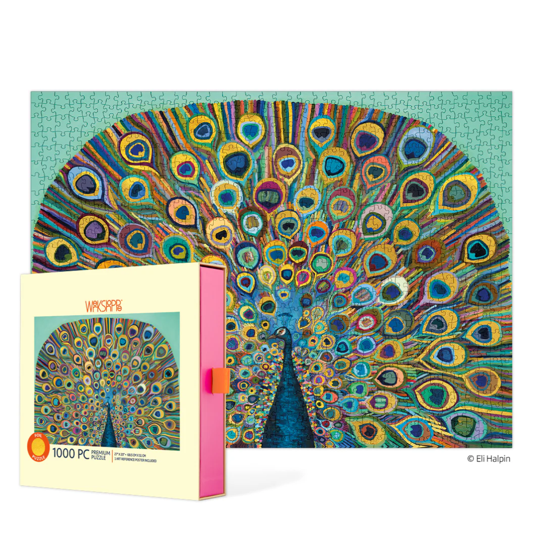 WerkShoppe Peacock - Jigsaw Puzzle - WerkShoppe