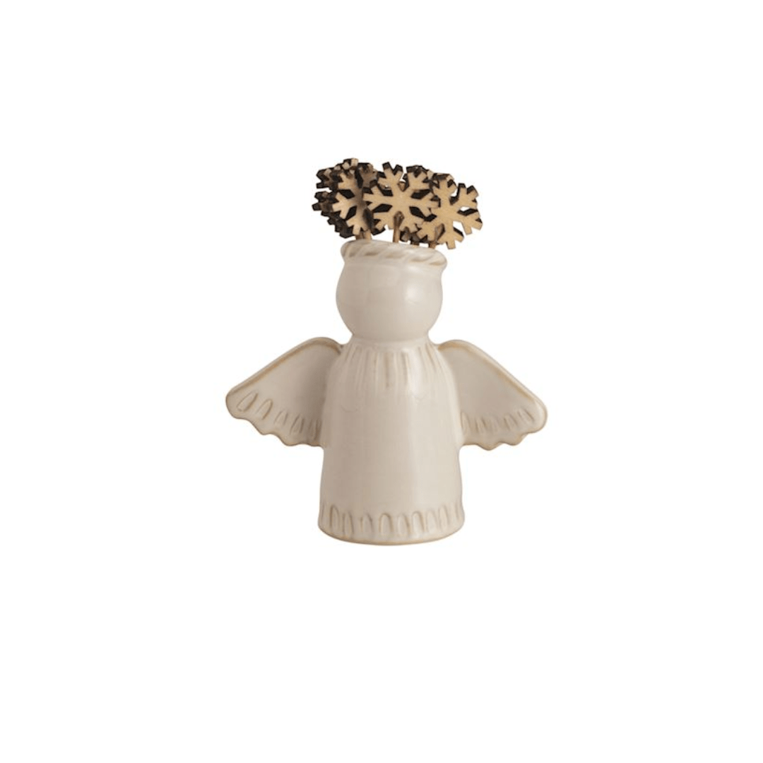 White Toothpick Caddy - Mud Pie