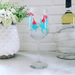 Wine by Design Hand - painted Santa Crab Wine Glass - Wine By Design