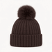 Wool Blend Ribbed Knit Beanie - Very Moda