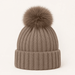 Wool Blend Ribbed Knit Beanie - Very Moda