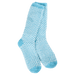 World's Softest Feather Crew Socks - Blue Check - World's Softest