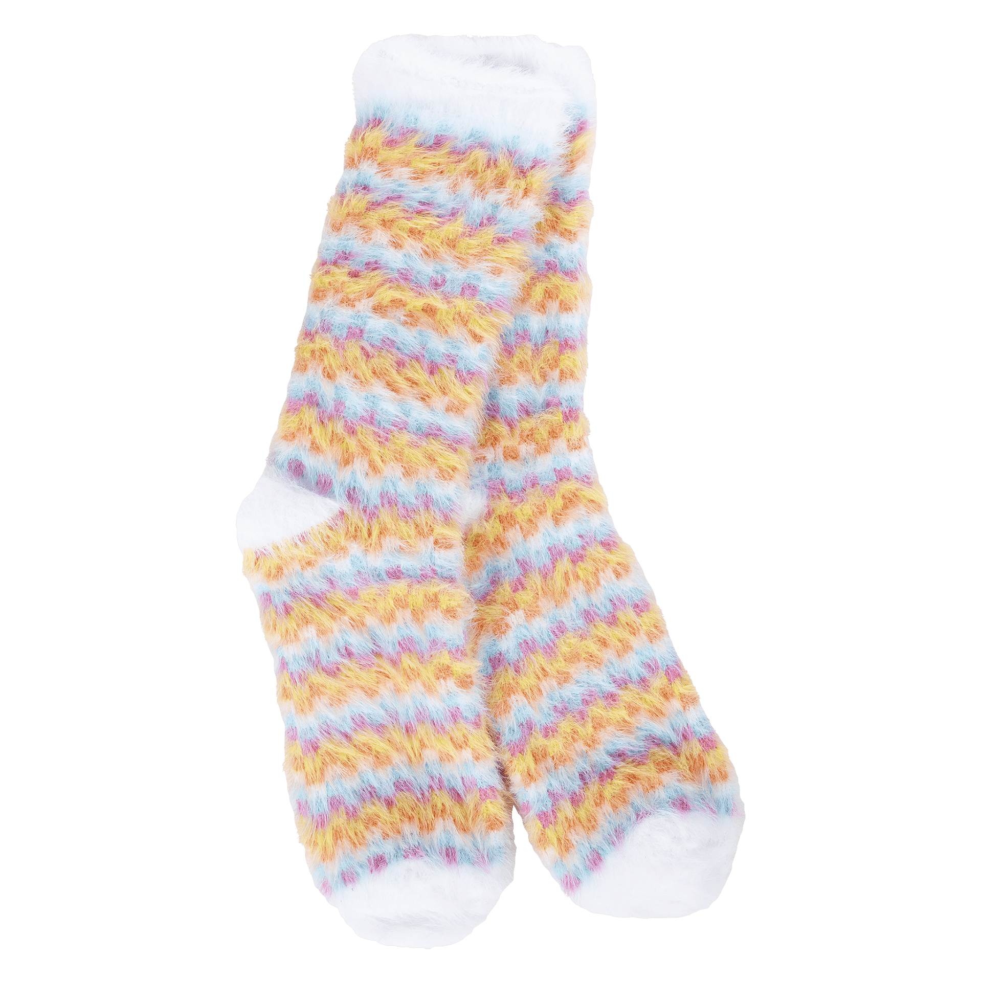 World's Softest Feather Mini Crew Socks - Wonderland Check - World's Softest