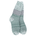 World's Softest Holiday Gallery Textured Crew Socks - Spruce Multi - World's Softest
