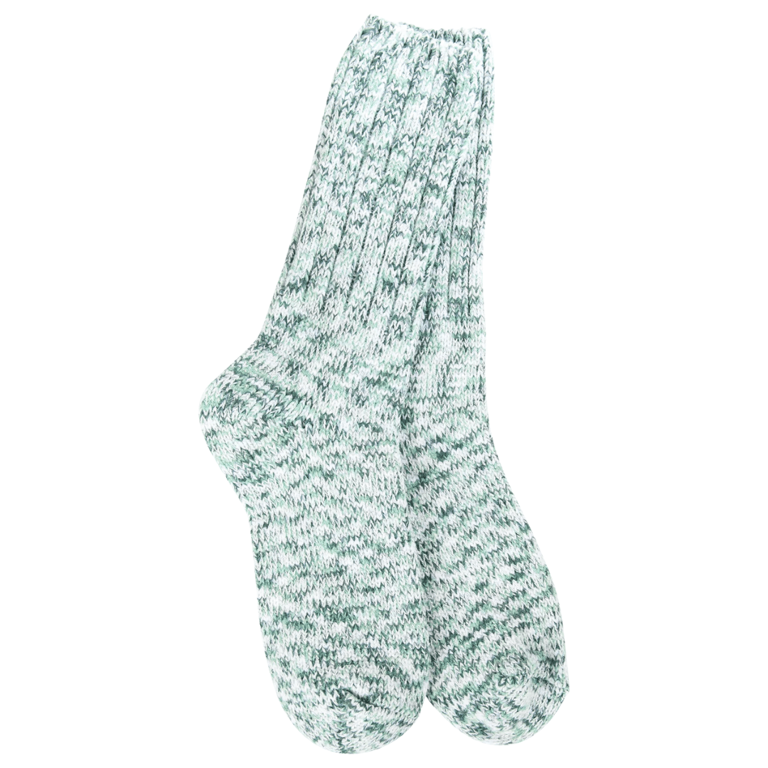 World's Softest Holiday Ragg Crew Socks - Spruce - World's Softest