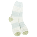 World's Softest Patch Crew Socks - Green/Blue - World's Softest