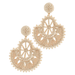 Woven Fan Earrings - Golden Stella