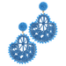 Woven Fan Earrings - Golden Stella