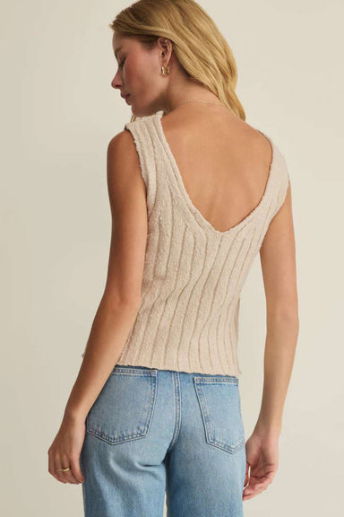 Z Supply Acadia Sweater Tank - Island Coconut - Z Supply