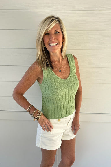 Z Supply Acadia Sweater Tank - Sprout - Z Supply
