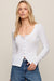 Z Supply Albany Waffle Button Up Top- White - Z Supply