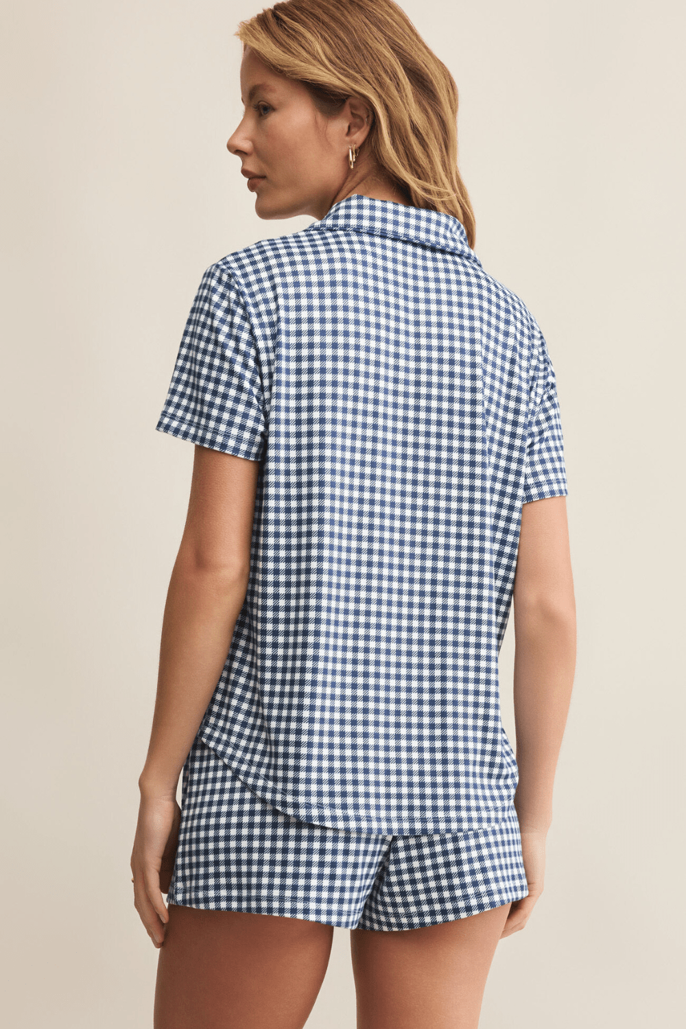 Z Supply Amy Gingham Top - Yacht Blue - Z Supply