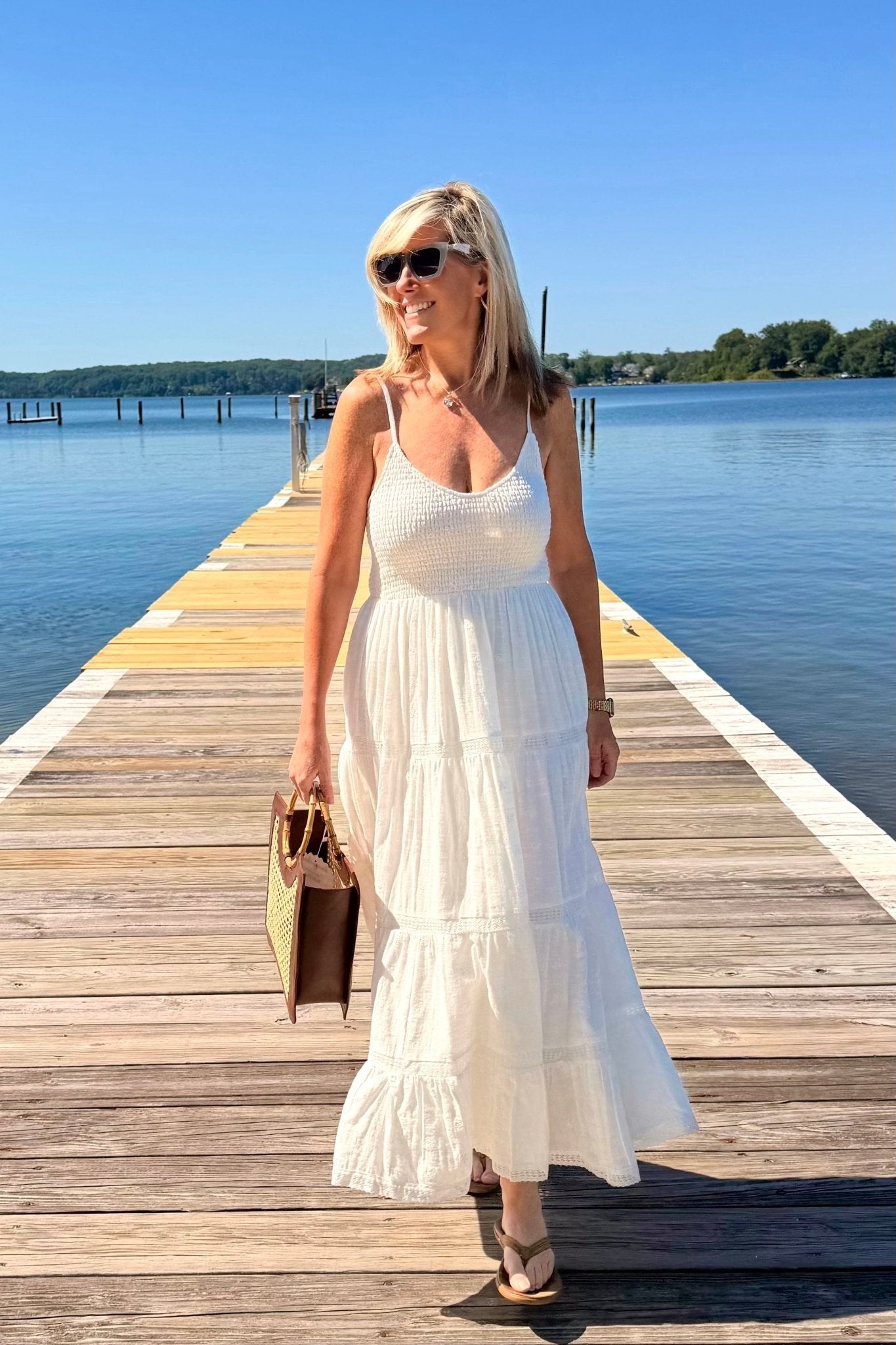 Z Supply Behati Eyelet Maxi Dress - Z Supply