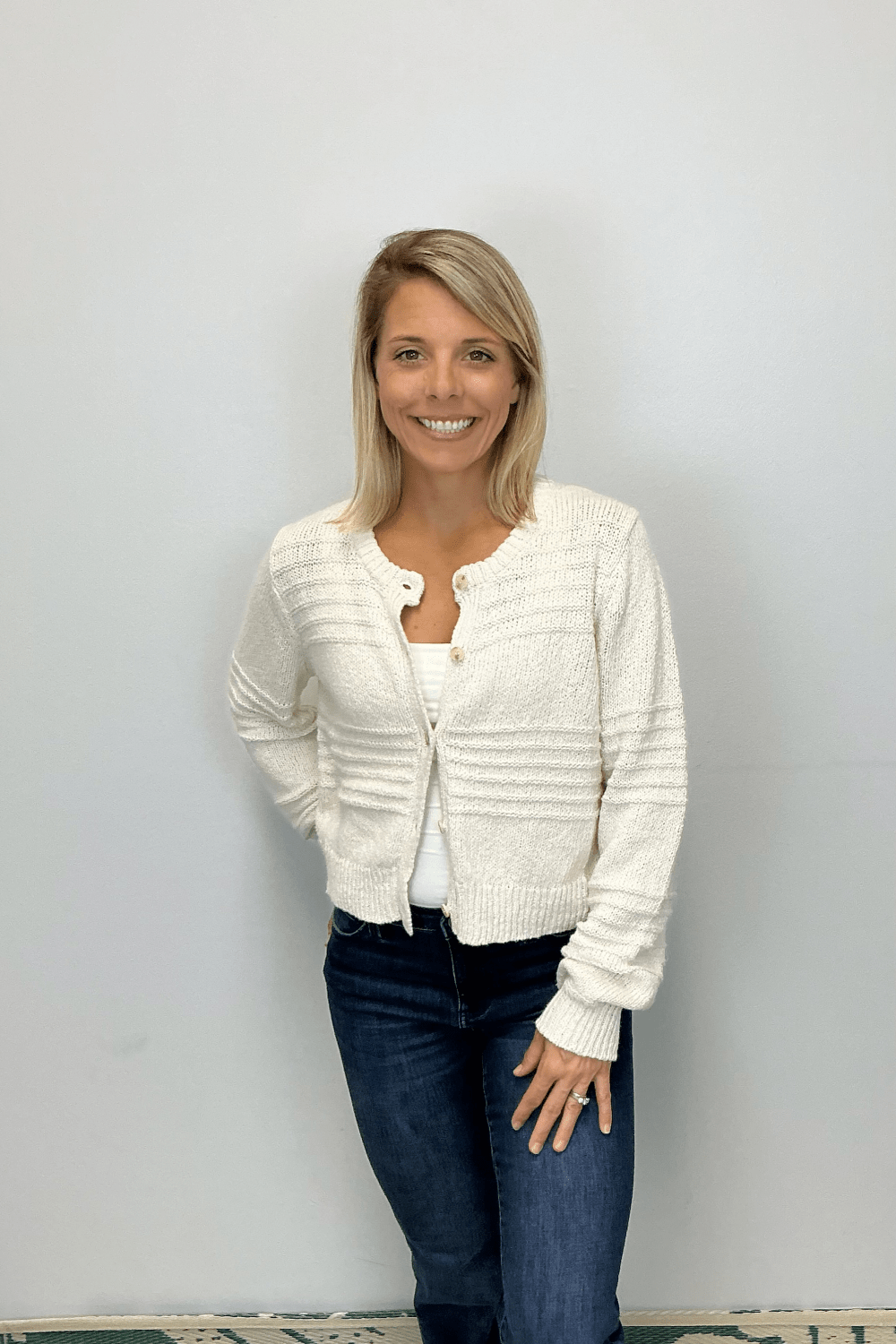 Z Supply Between The Lines Cardigan - Crystal - Z Supply