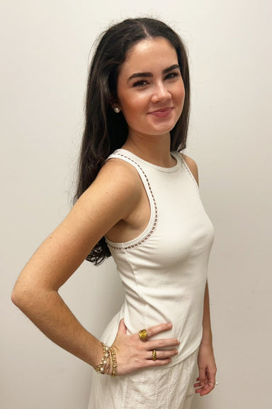 Z Supply Boa Rib Tank in White - Z Supply