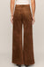 Z Supply Cecile Mid Rise Wide Leg Pant- Saddle Suede - Z Supply