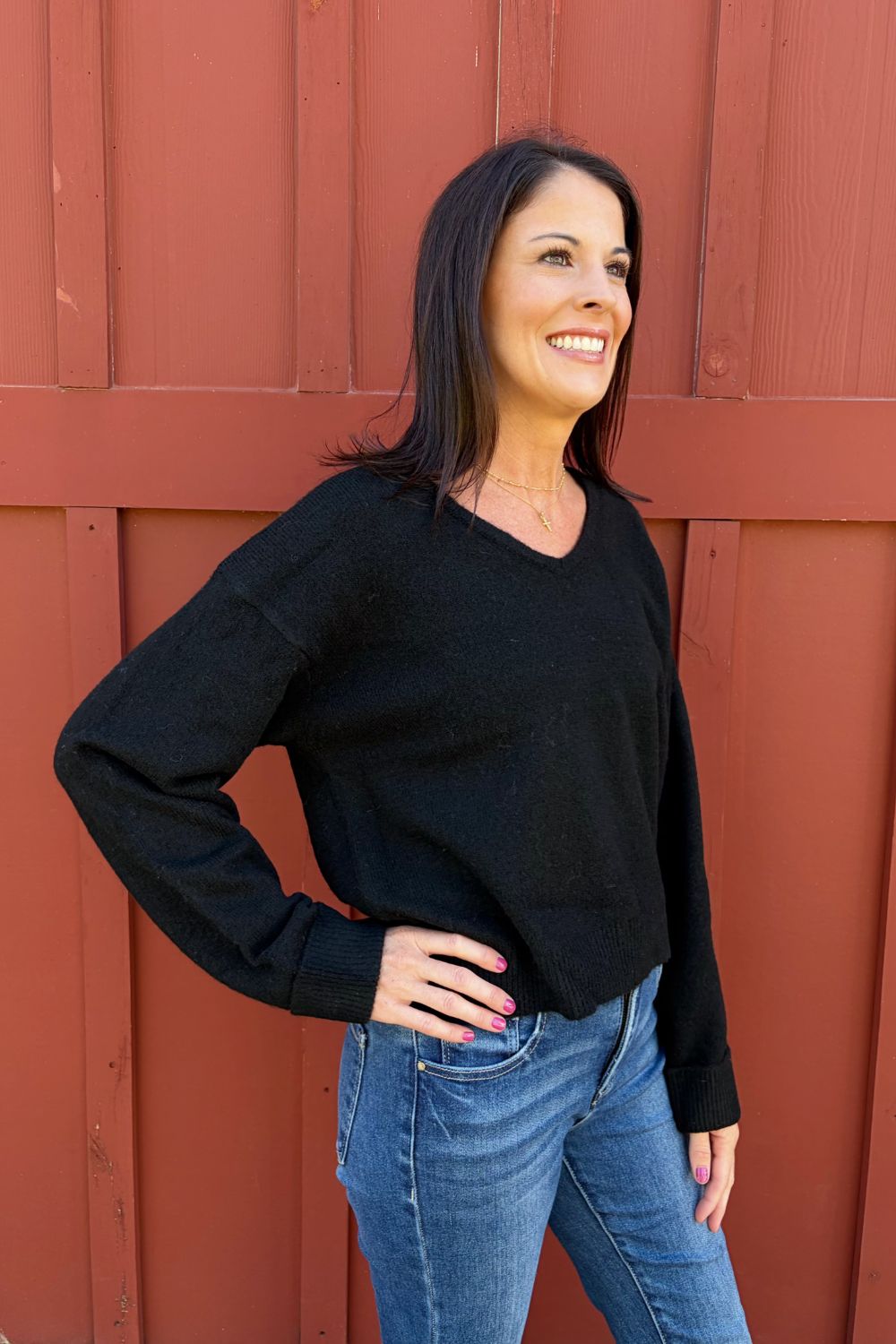 Z Supply Cerro Sweater In Black - Z Supply