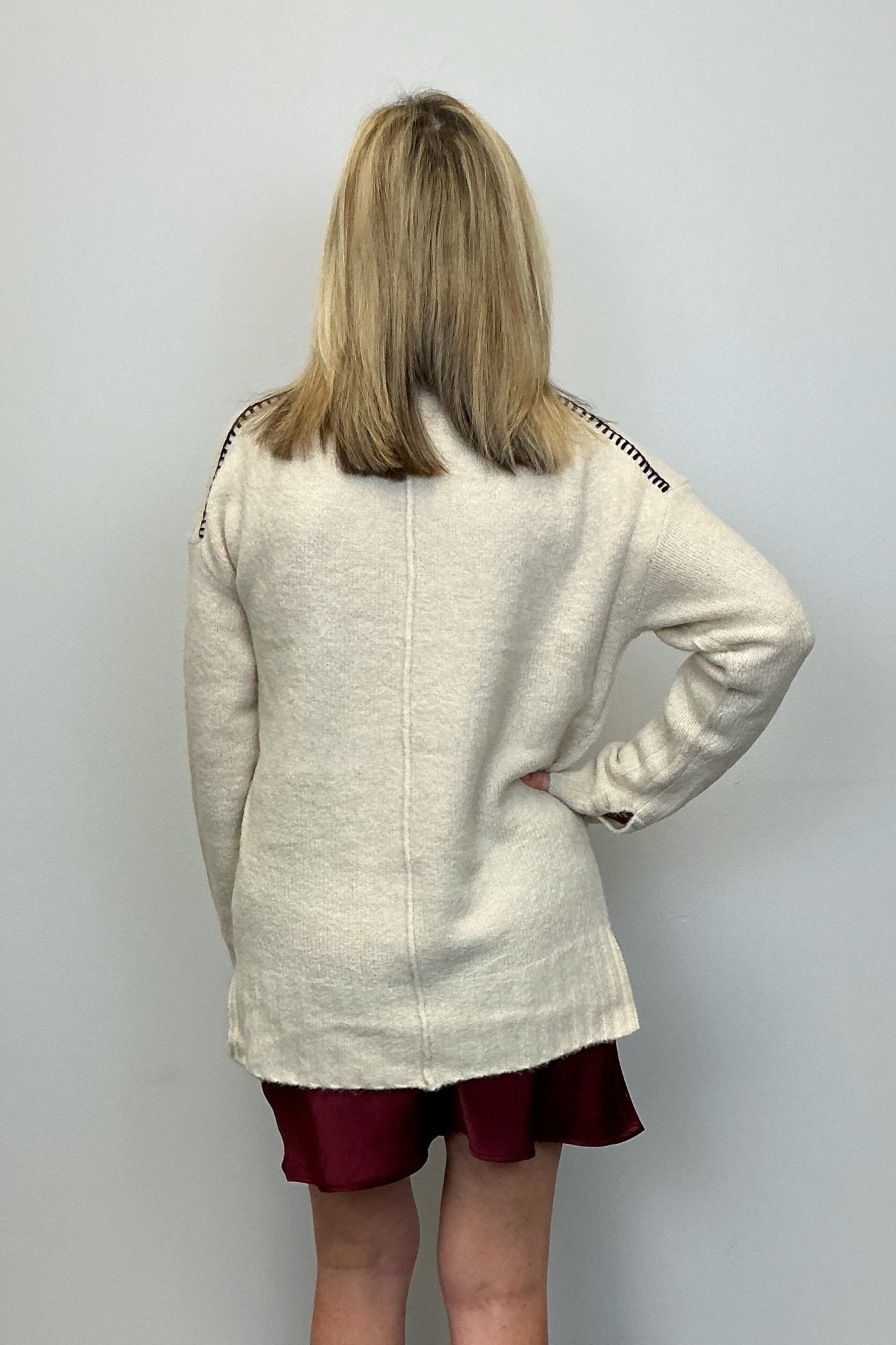 Z Supply Chablis Satin Mini Skirt - Merlot - Z Supply