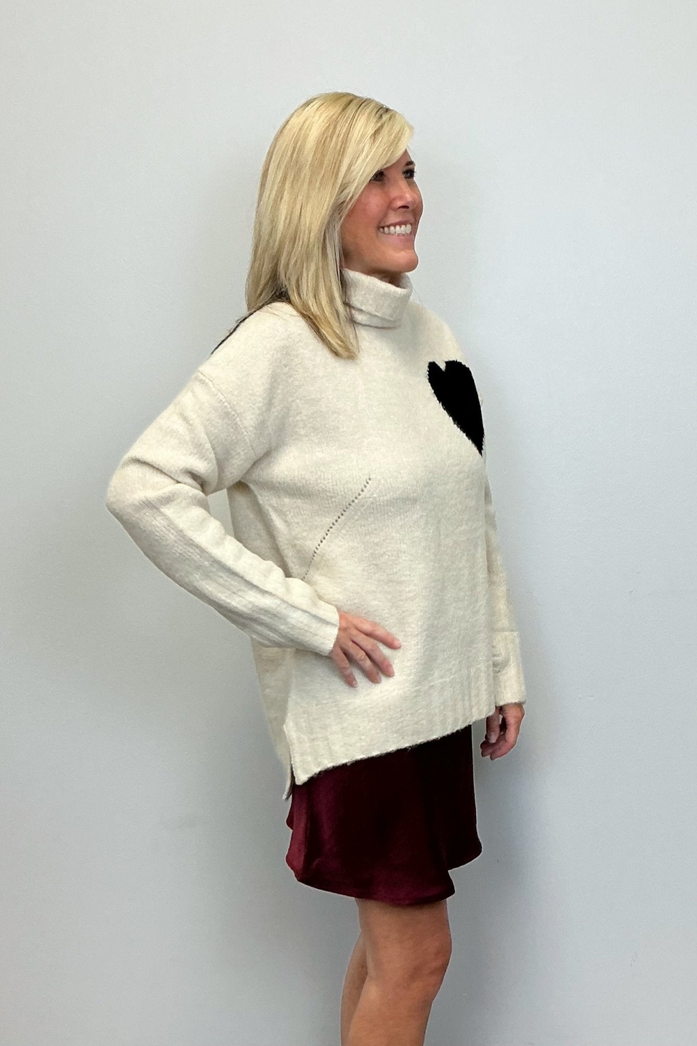 Z Supply Chablis Satin Mini Skirt - Merlot - Z Supply