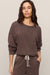 Z Supply Circuit Sweatshirt- Dark Chocolate - Z Supply