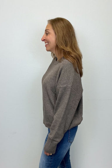 Z Supply Cirrus Cozy Sweater - Burnt Ash Heather - Z Supply