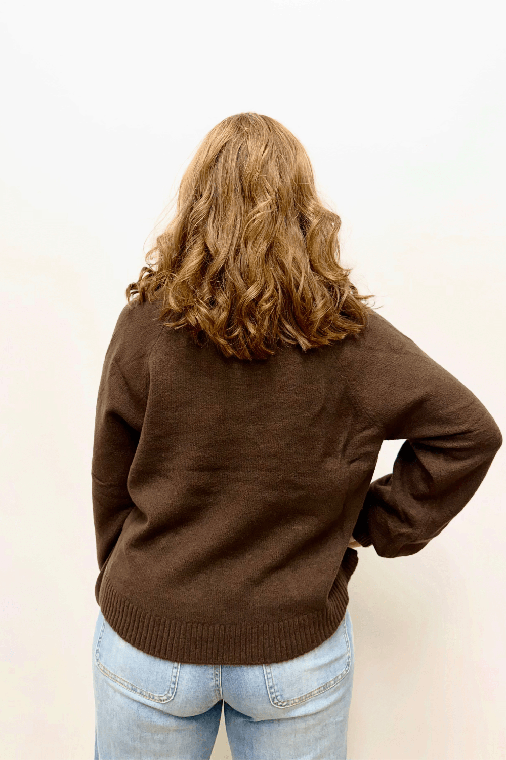 Z Supply Coming Up Sweater- Dark Chocolate - Z Supply