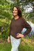 Z Supply Coming Up Sweater- Dark Chocolate - Z Supply