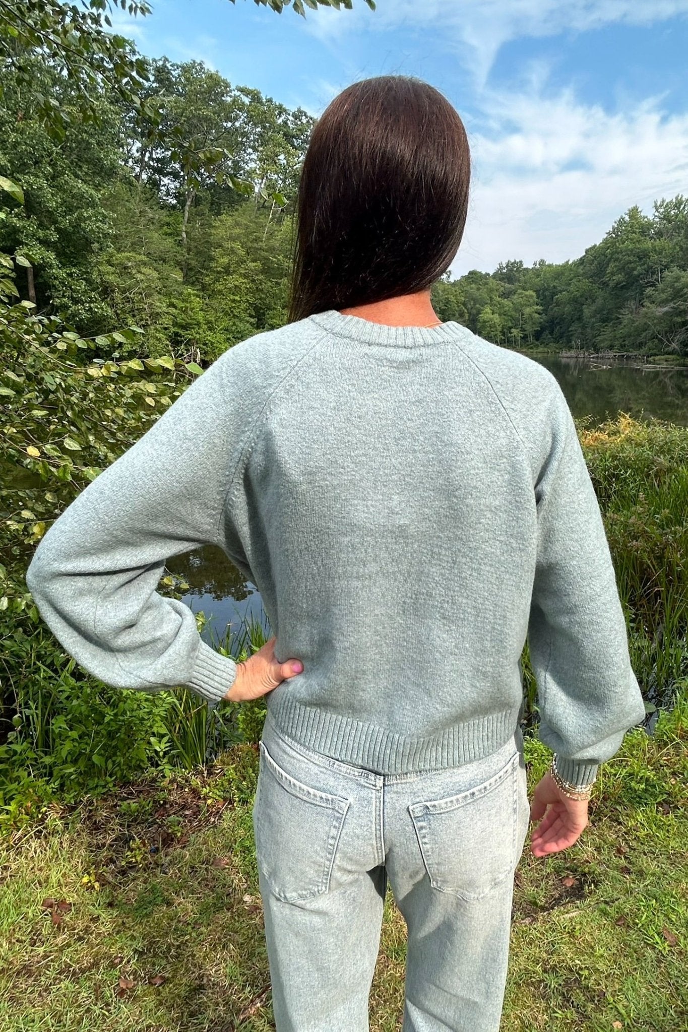 Z Supply Coming Up Sweater- Soft Succulent - Z Supply