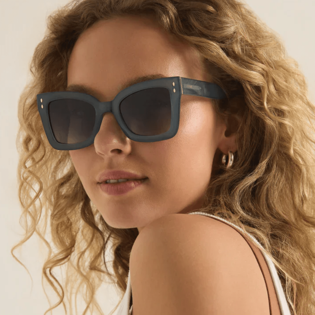 Z Supply Confidential Sunglasses - Dark Indigo Gradient - Z Supply