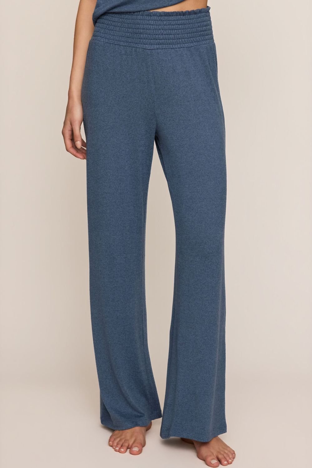 Z Supply Dawn Smocked Pant- True Navy - Z Supply