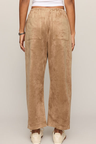 Z Supply Drift Suede Pants- Light Sand - Z Supply