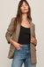 Z Supply Evan Check Blazer-Dark Chocolate - Z Supply