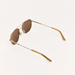 Z Supply Highway Sunglasses - Gold/Brown - Z Supply